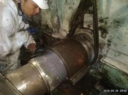 提升机轴承位磨损在线极速修复助力企业缩短停机时间