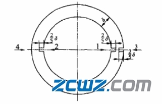 剖分轴承套圈线切割时防爆裂的方法