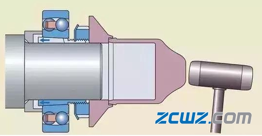 如何拆卸紧定套和退卸套上的轴承?