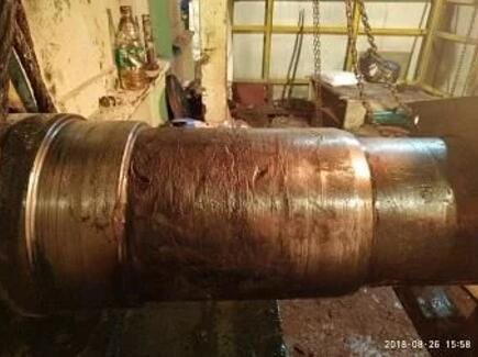 提升机轴承位磨损在线极速修复助力企业缩短停机时间