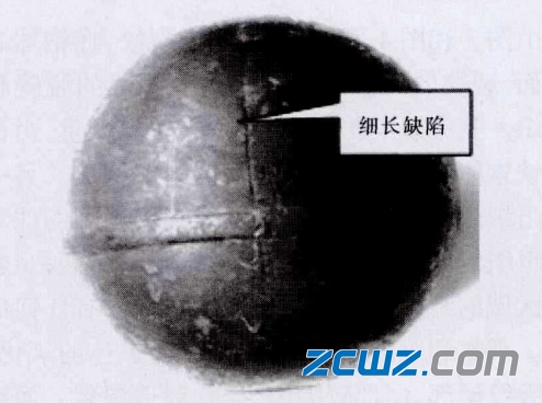 轴承钢球缺陷毛坯原因及分析